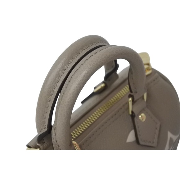 and Louis Vuitton Nano Speedy Handbag Empreinte Beige - Picture 6 of 10